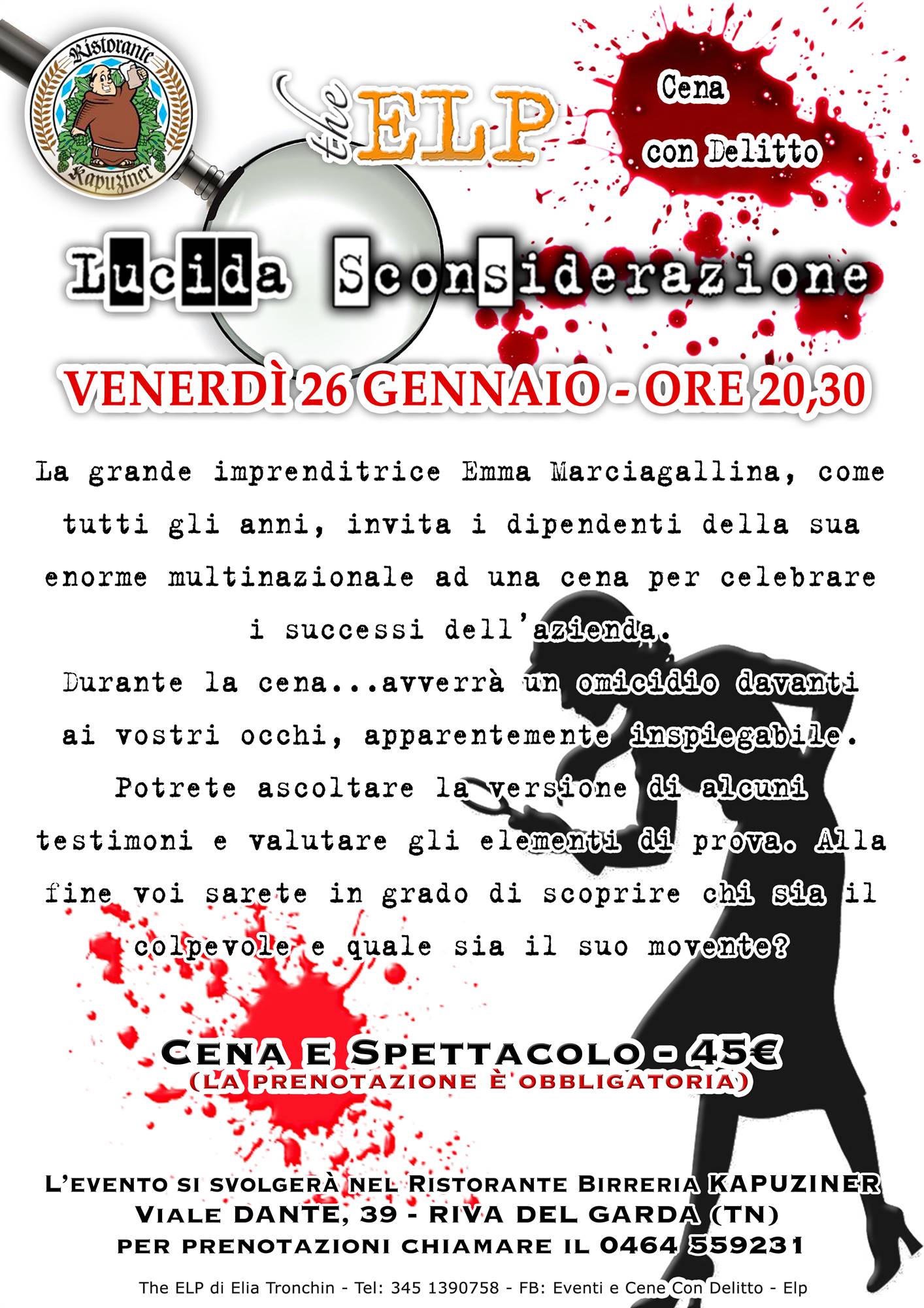 Cena con Delitto - Lucida Sconsiderazione